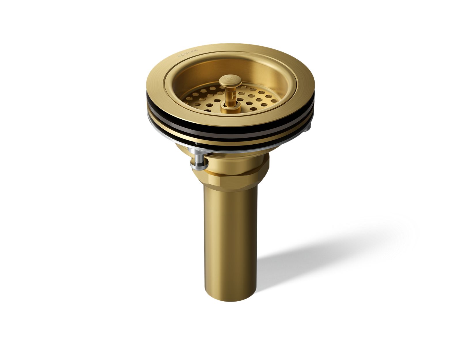 Kohler 8801-2MB Duostrainer Sink drain and strainer with tailpiece
