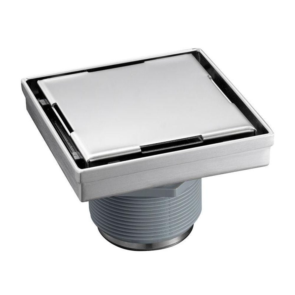 CraftX CX4401 - 4x4" Square Stainless Steel Showerdrain