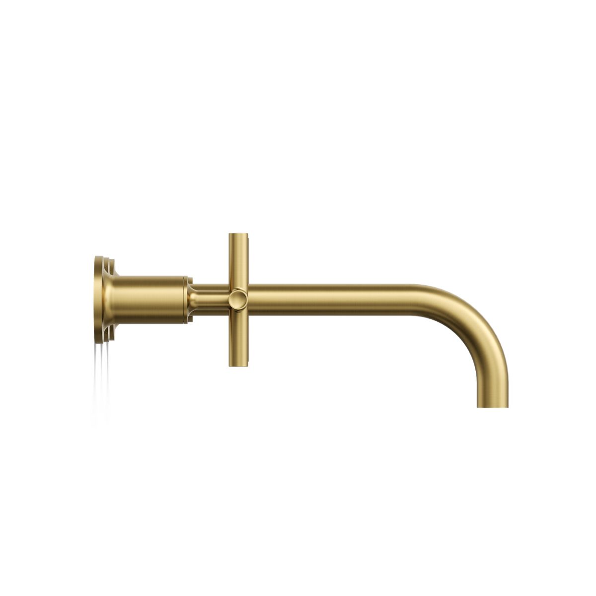 Kohler T14414-3-2MB Purist Wall-mount bathroom sink faucet trim with Cross handles, 1.2 gpm