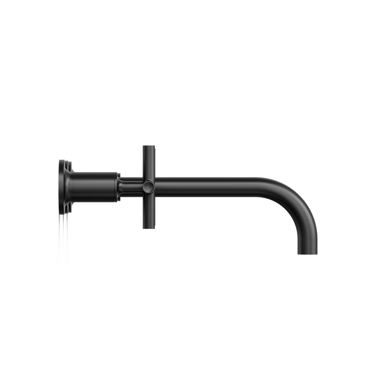 Kohler T14414-3-BL Purist Wall-mount bathroom sink faucet trim with Cross handles, 1.2 gpm