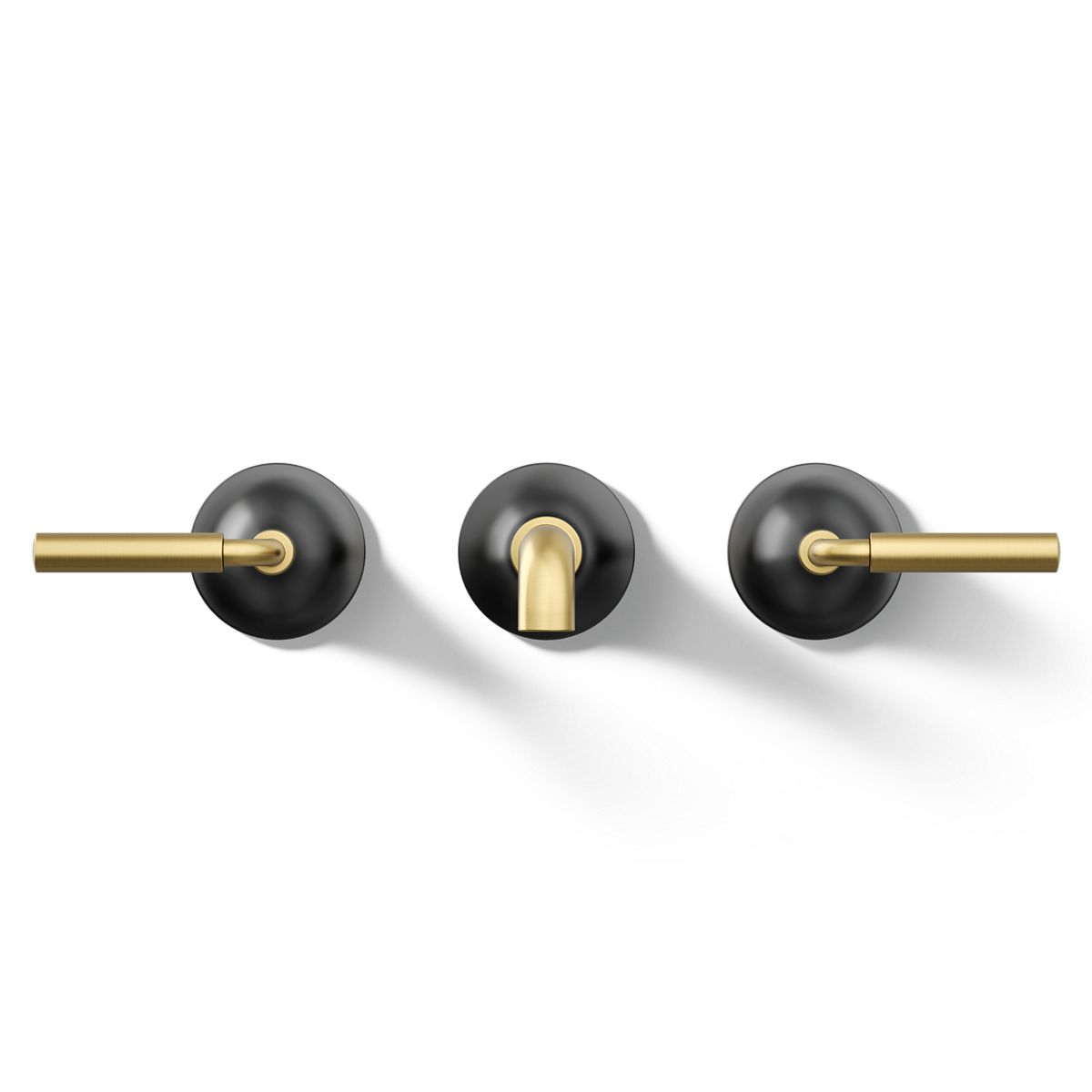 Kohler T26439-4-BMB Tone Wall-mount bathroom sink faucet trim, 1.2 gpm