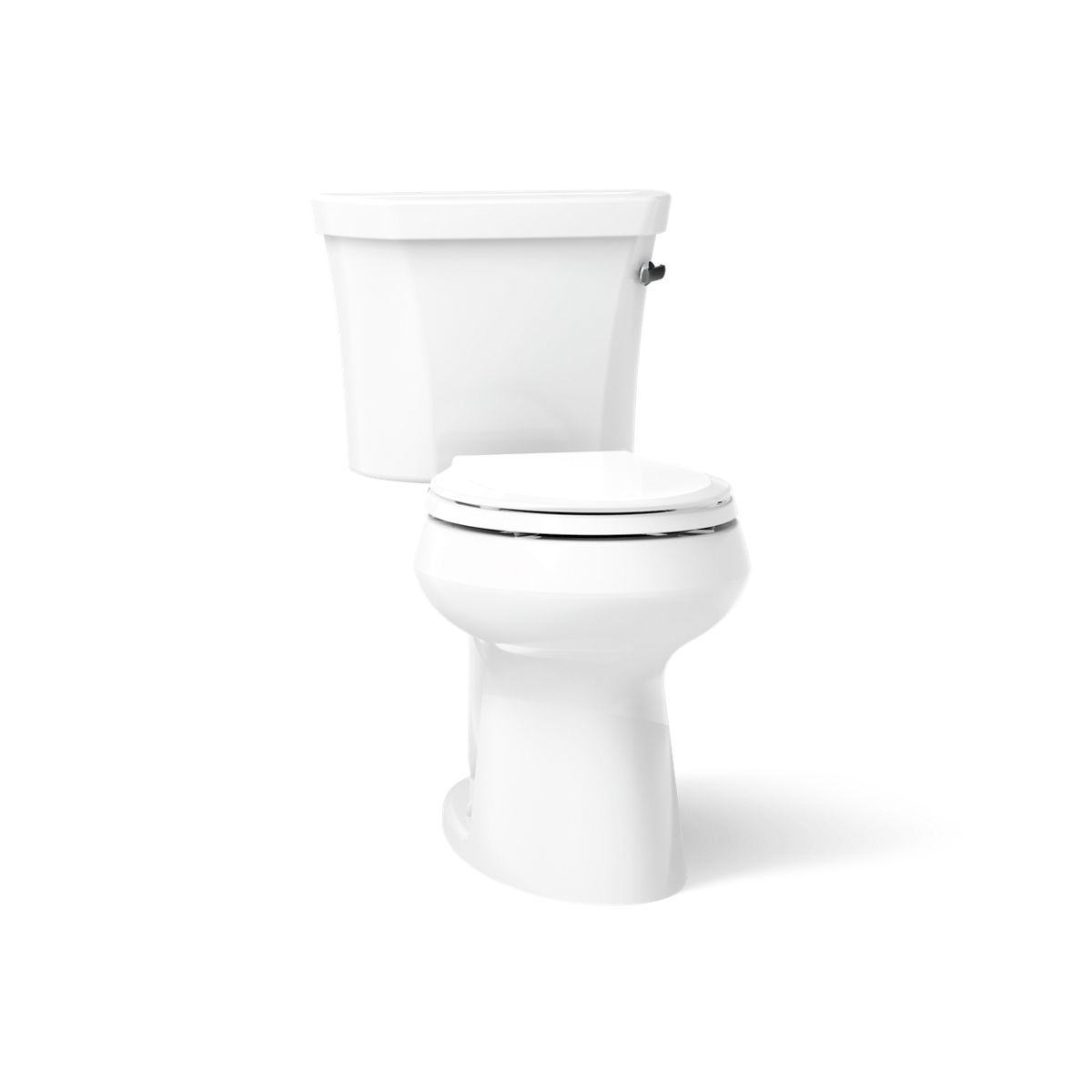 Highline Two-piece round-front toilet, 1.28 gpf
