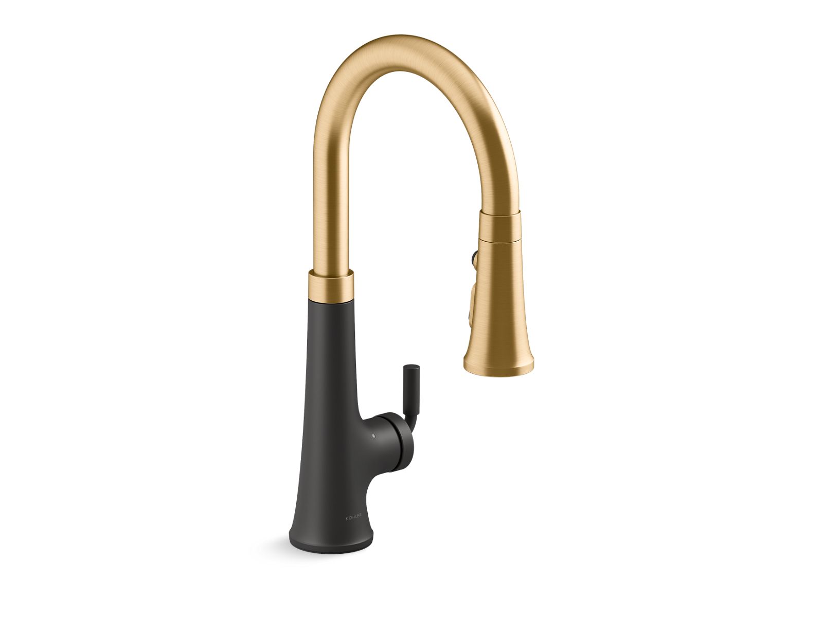 Tone Touchless pull-down kitchen sink faucet with three-function sprayhead