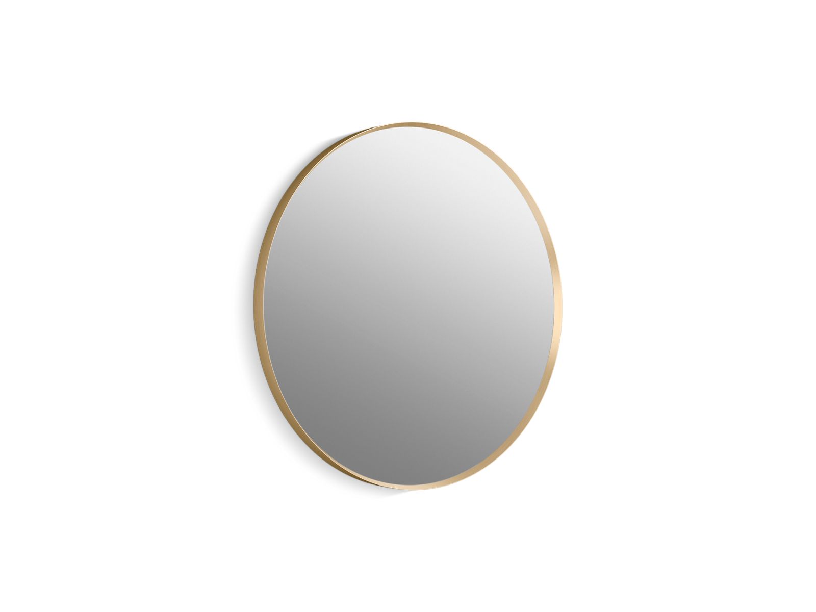 Essential 28" round framed mirror