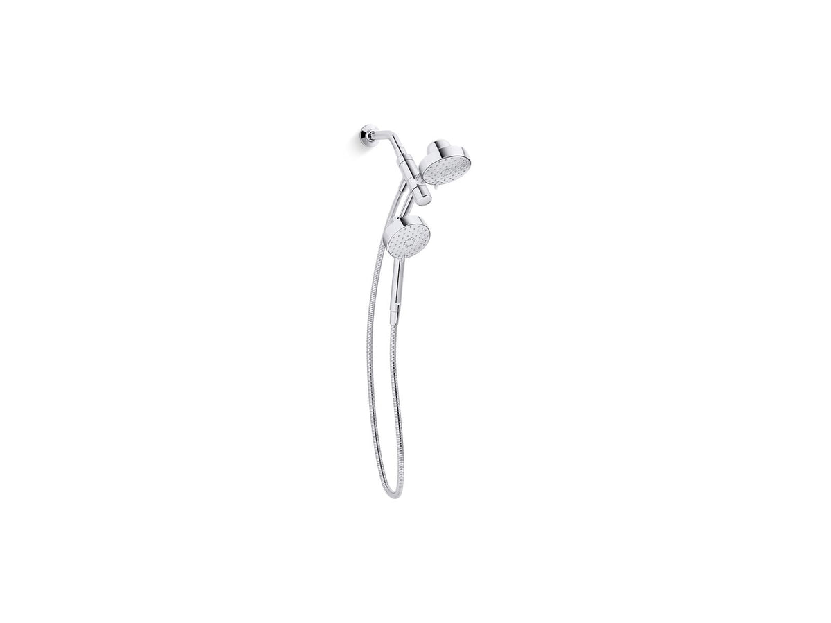 Kohler 23218-G-CP Awaken 2-in-1 Multifunction 1.75 GPM Shower Combo Kit, Chrome