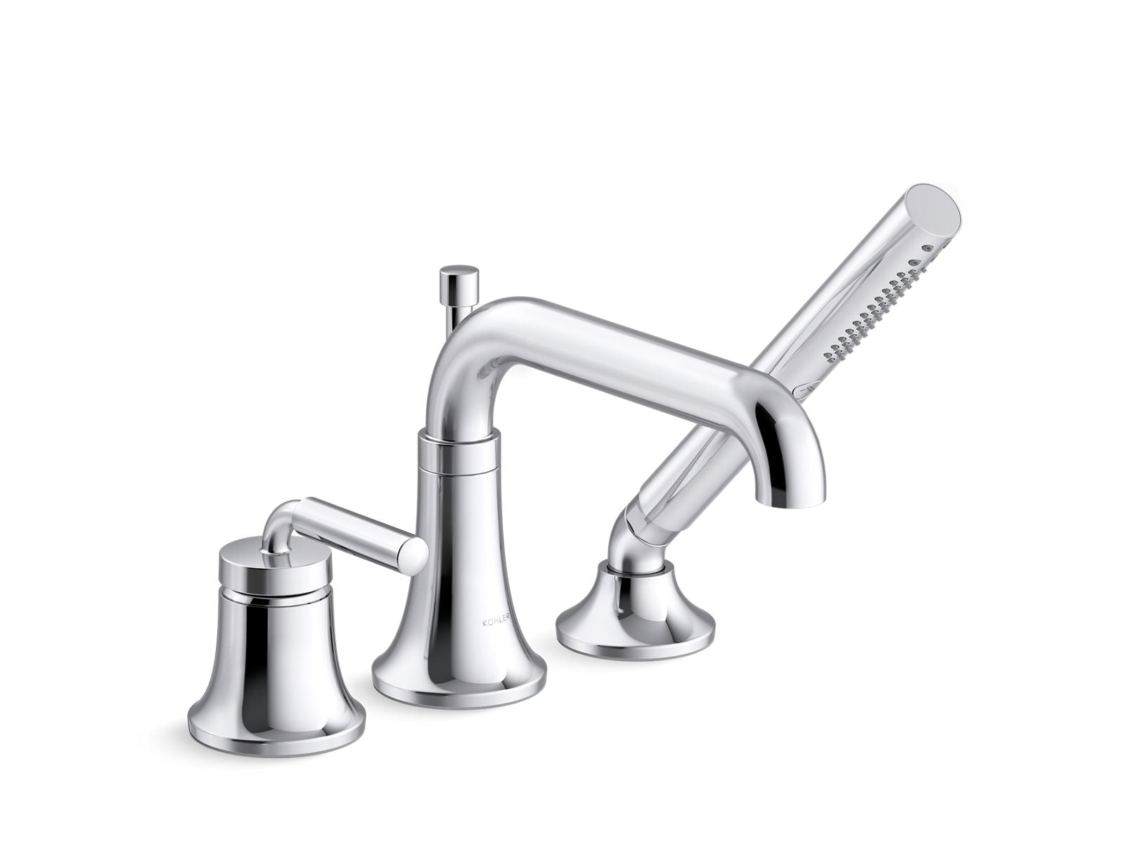Tone Deck-mount bath faucet with handshower