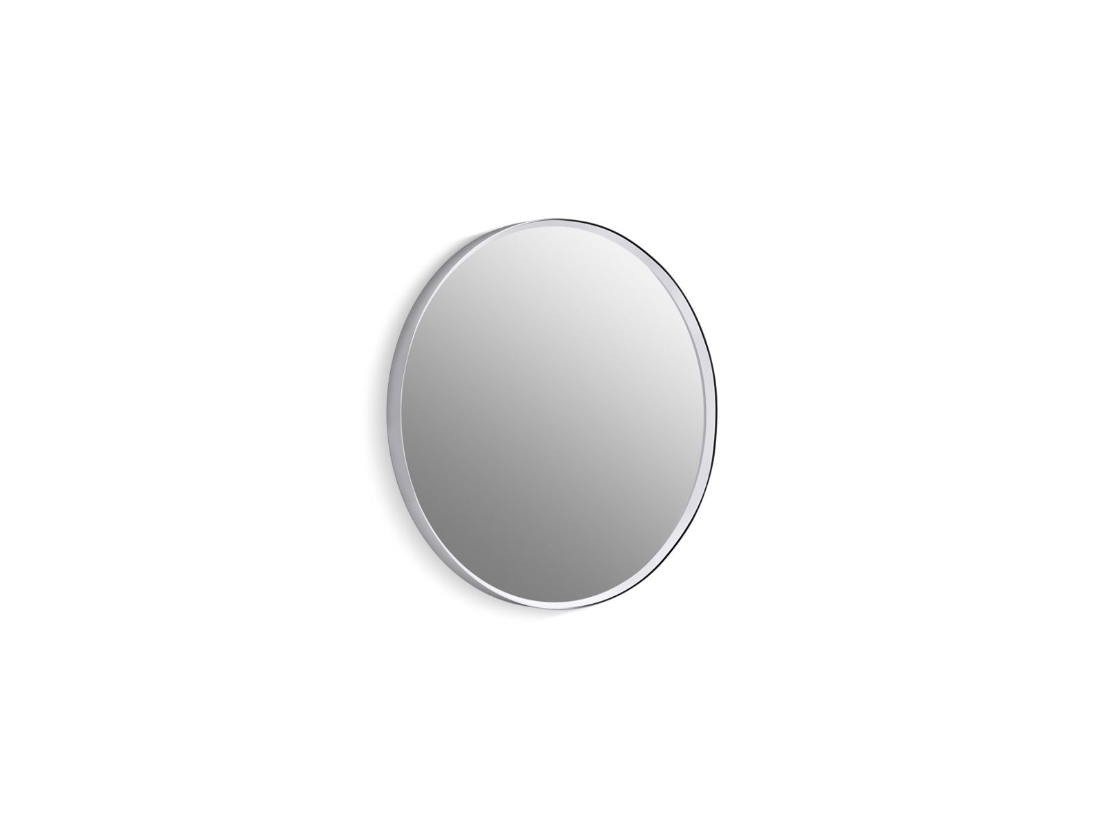 Essential 22" round framed mirror
