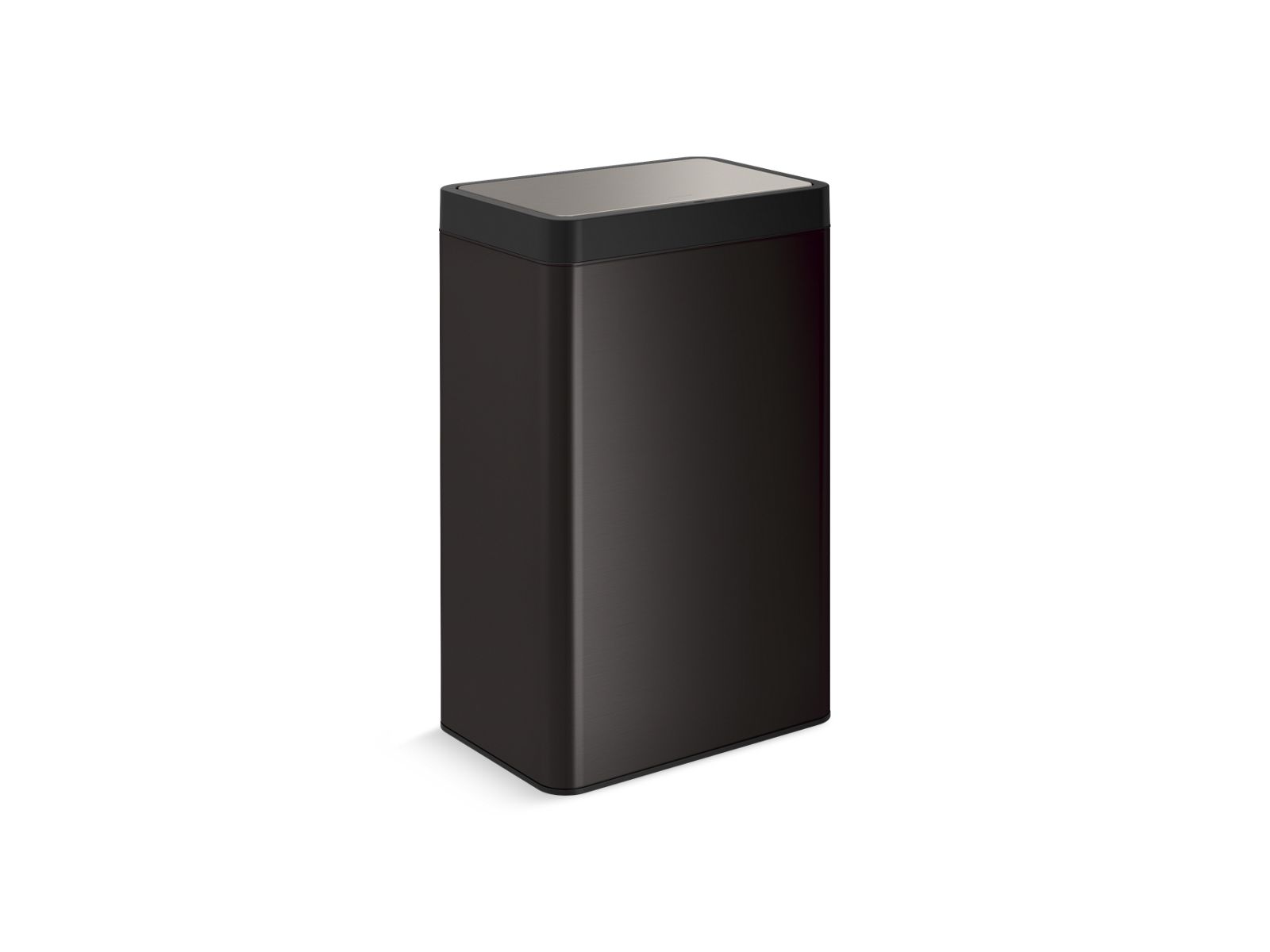 13-gallon touchless stainless steel trash can
