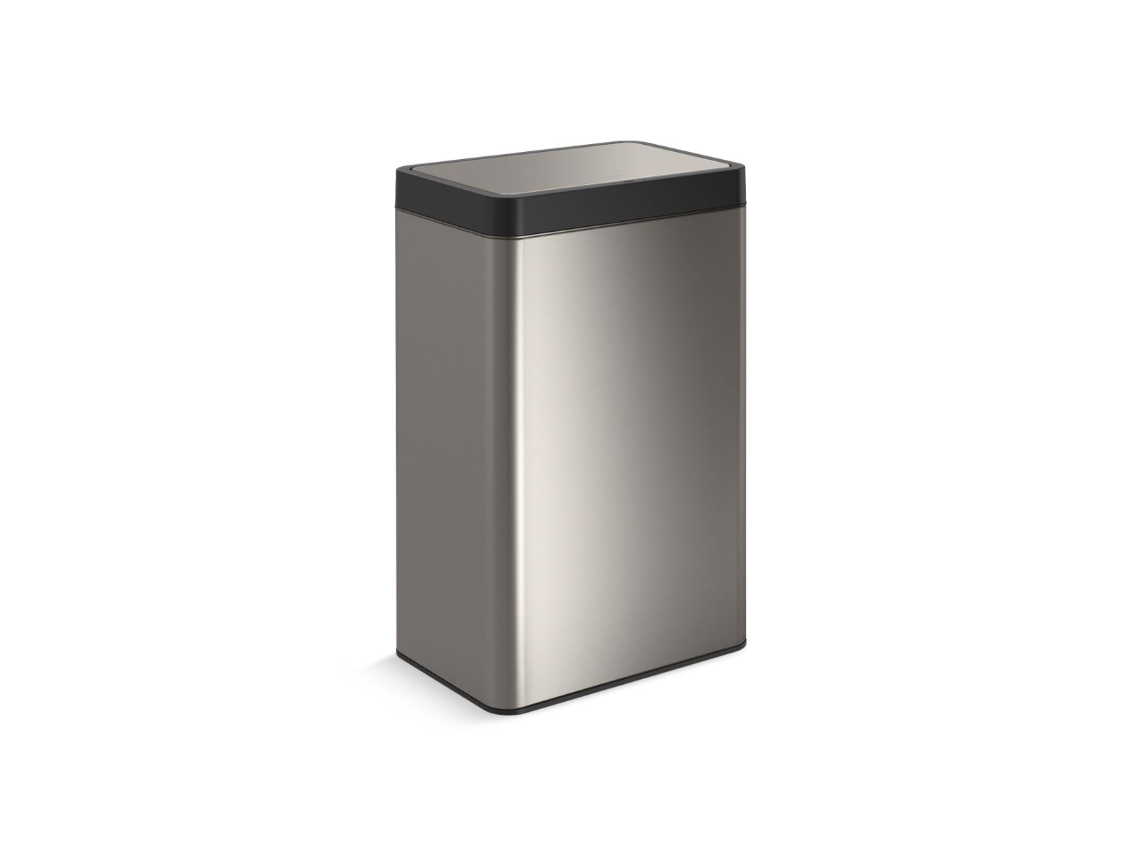 13-gallon touchless stainless steel trash can