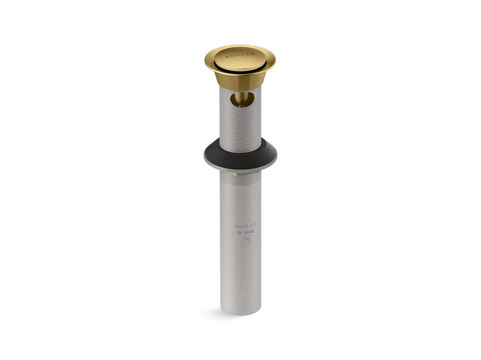 Kohler 25322-2MB Clicker drain with overflow