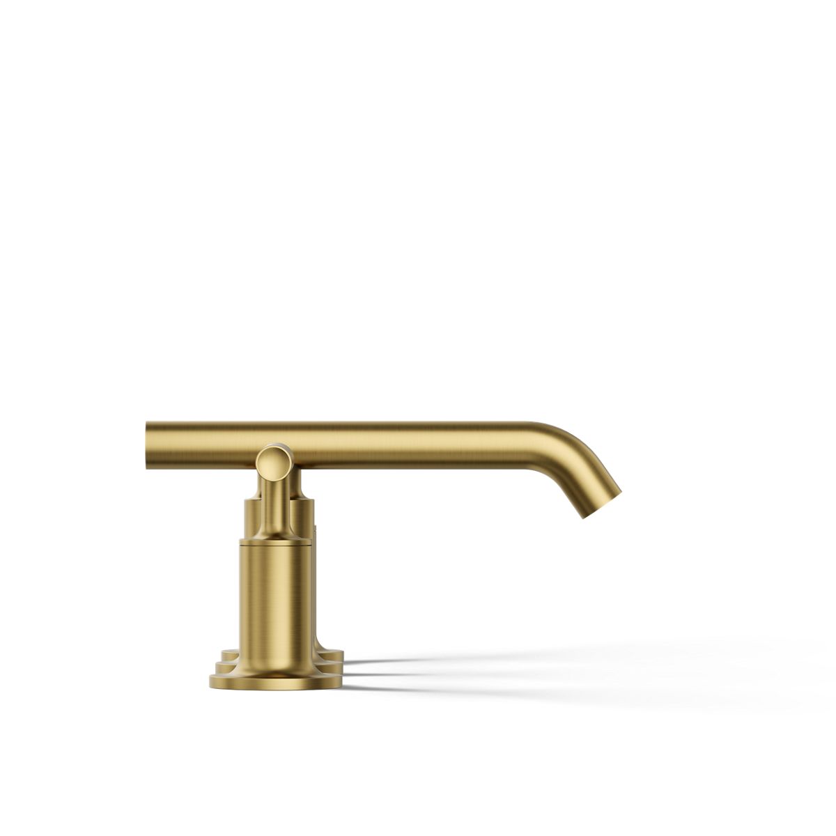 Kohler 14410-4-2MB Purist Widespread bathroom sink faucet with Lever handles, 1.2 gpm