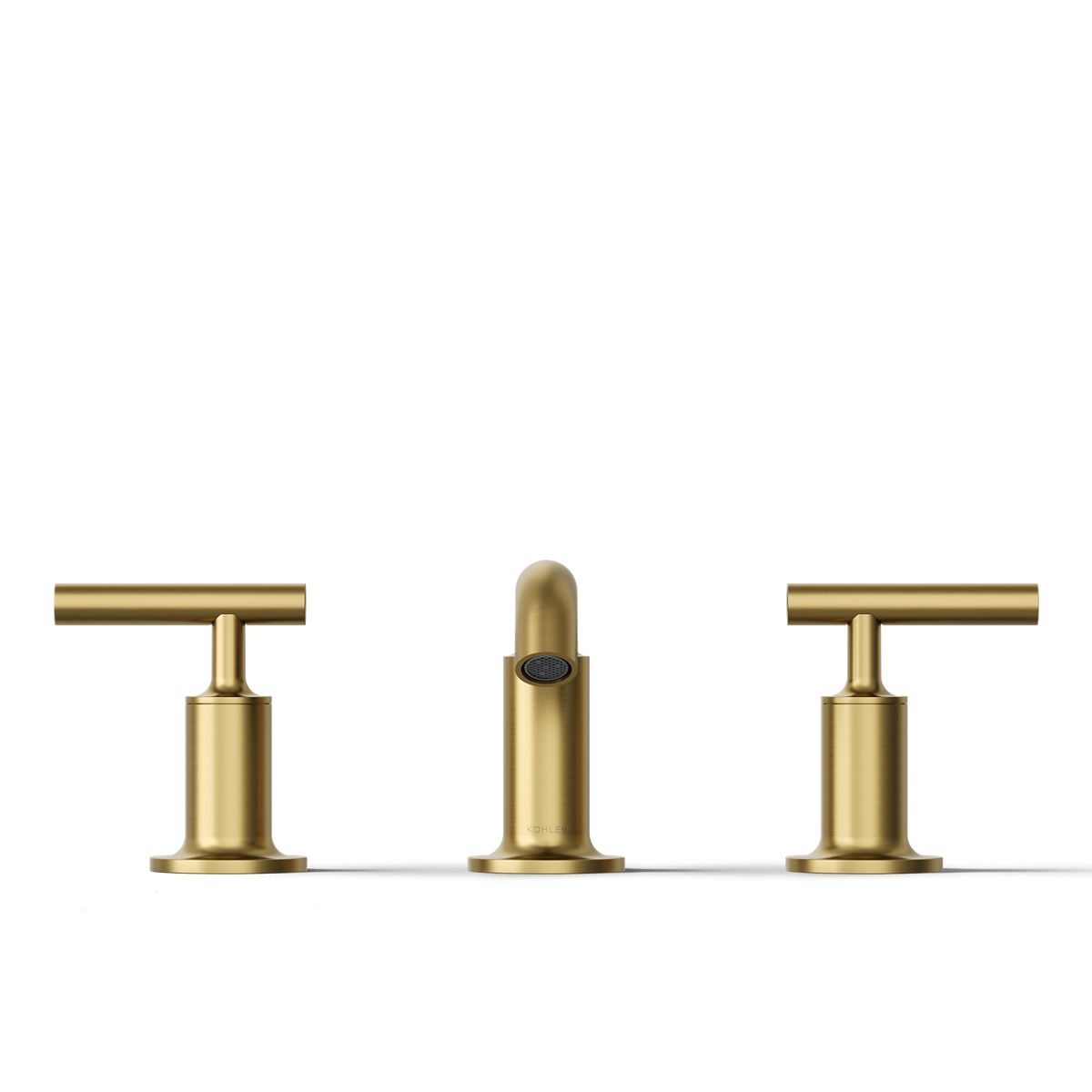 Kohler 14410-4-2MB Purist Widespread bathroom sink faucet with Lever handles, 1.2 gpm