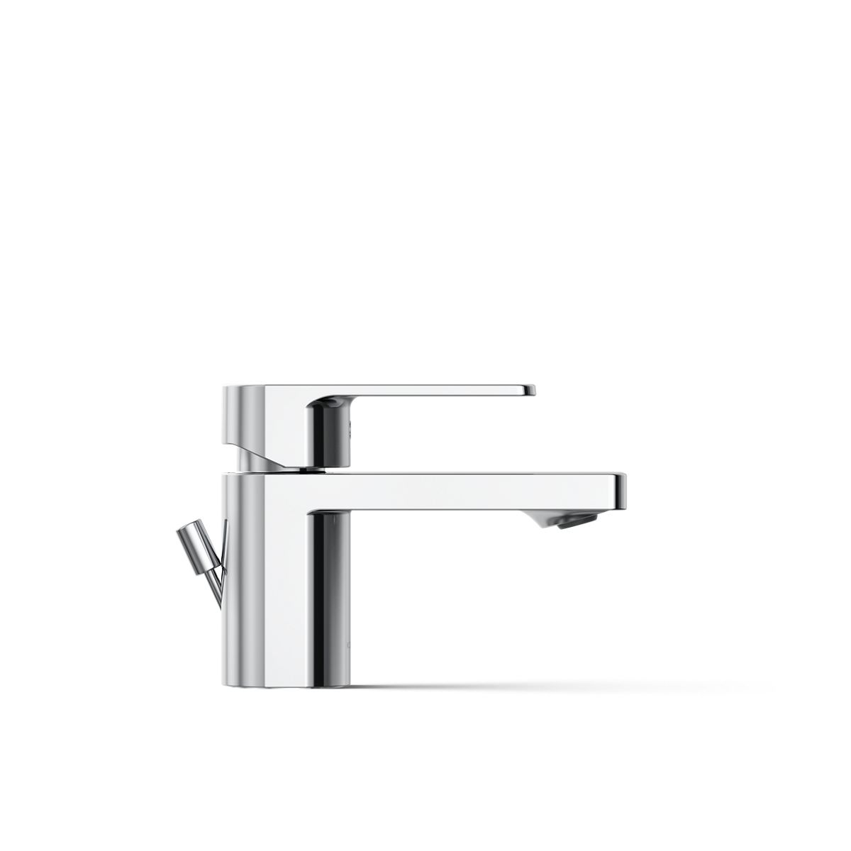 Kohler 24804-4K-CP Parallel Low single-handle bathroom sink faucet, 1.0 gpm