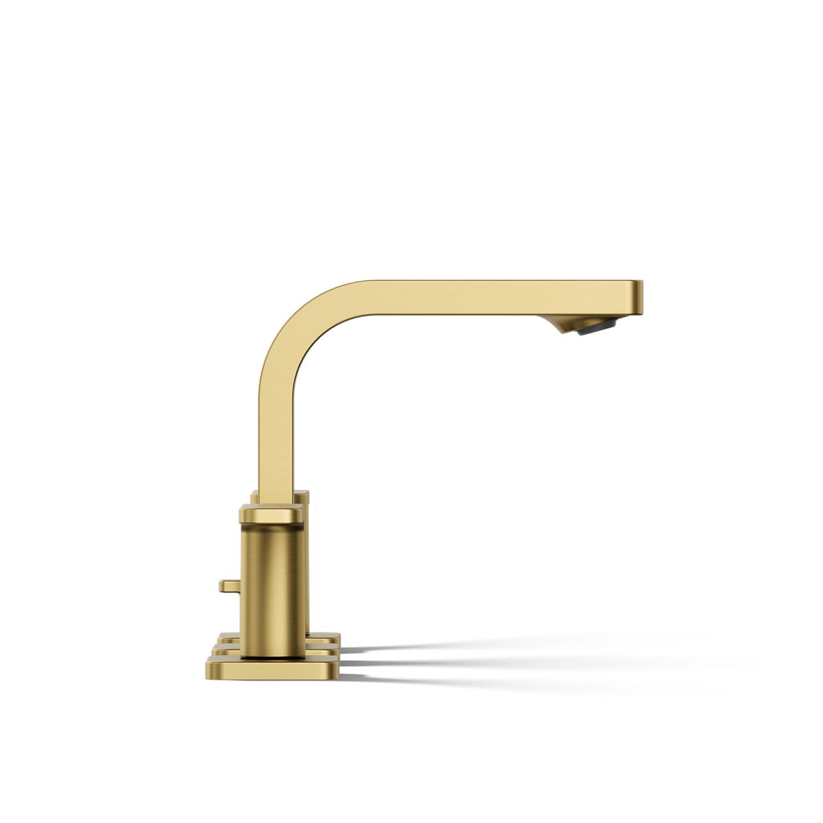 Kohler 23484-4-2MB Parallel Widespread Bathroom Sink Faucet, 1.2 GPM, Vibrant Brushed Moderne Brass