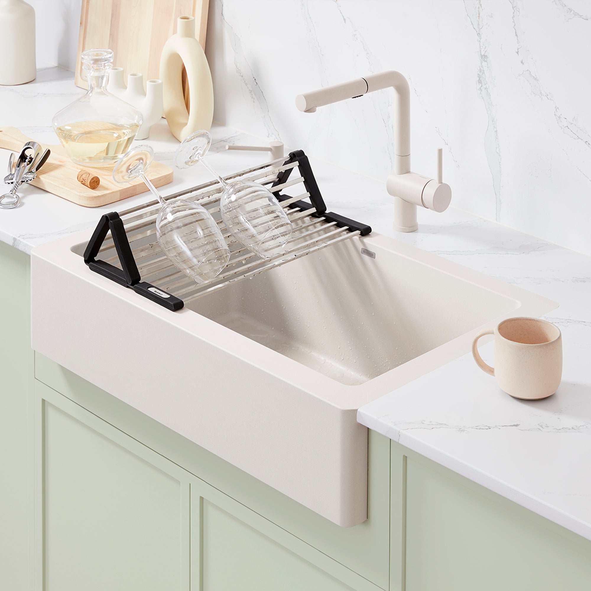 Blanco - 238483 - Stainless Steel Foldable Drying Mat - Beauty Shot 2