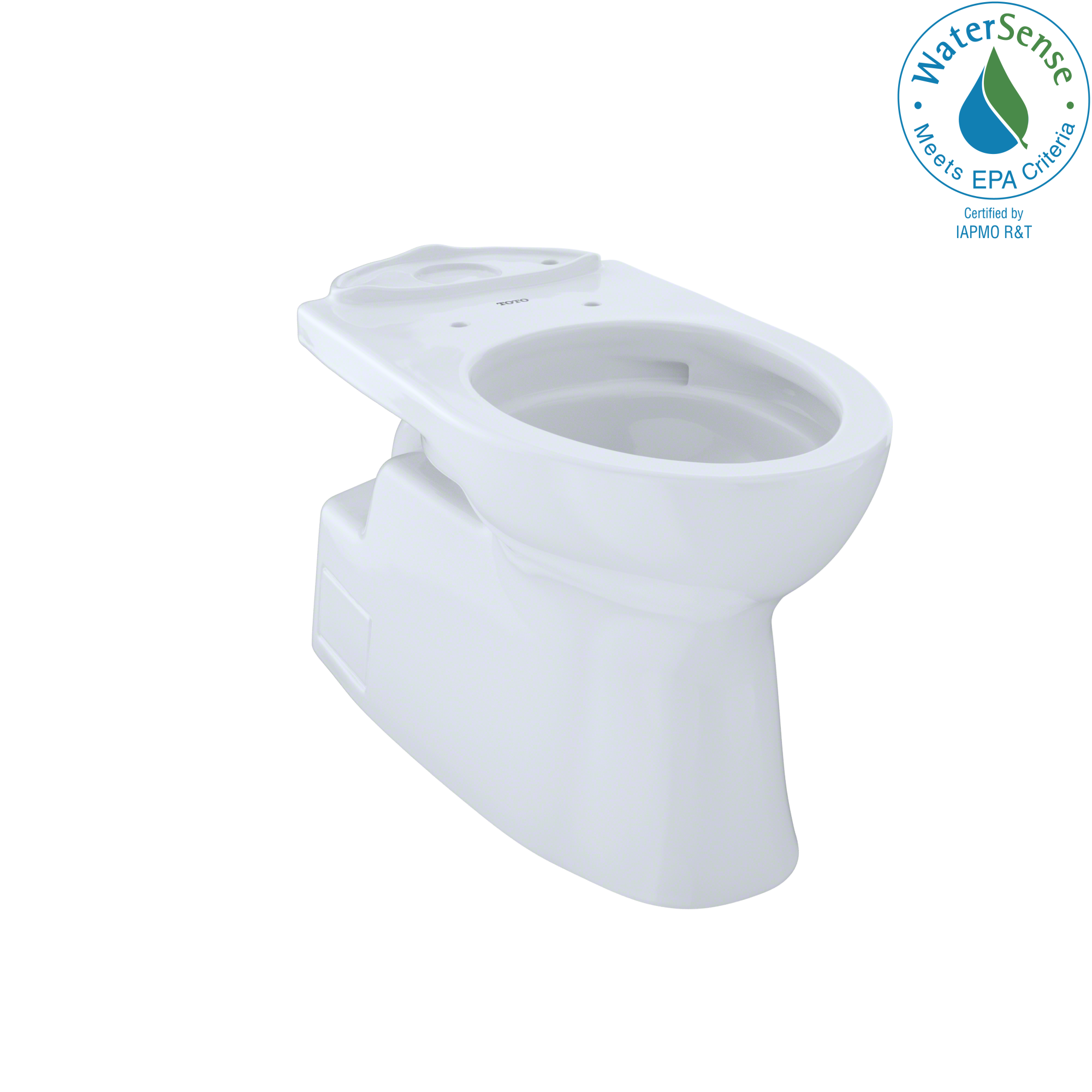 TOTO Vespin II Universal Height Elongated Skirted Toilet Bowl with CEFIONTECT, Cotton White - CT474CUFG#01