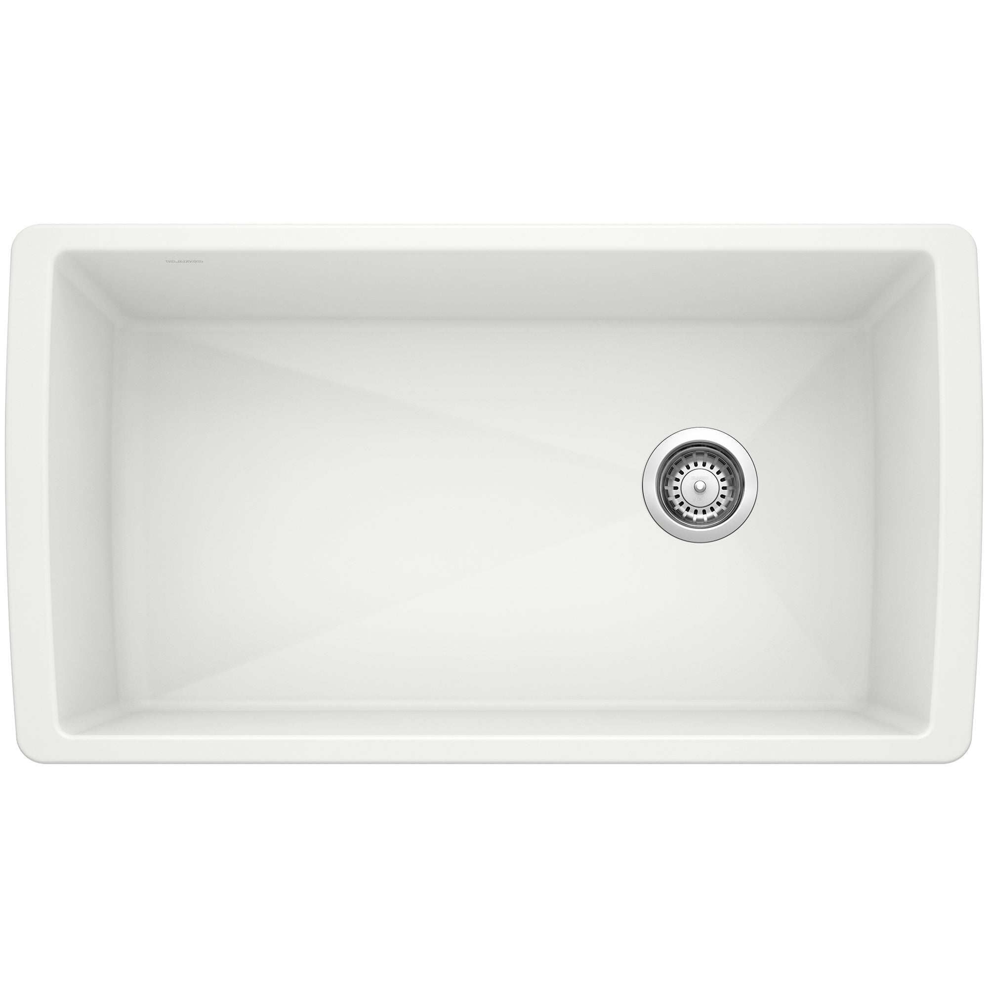 Blanco - 401630 - Diamond SILGRANIT 33" Super Single Undermount Kitchen Sink - White