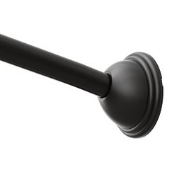 Moen CSR2160 - adjustable curved shower rod - Matte Black