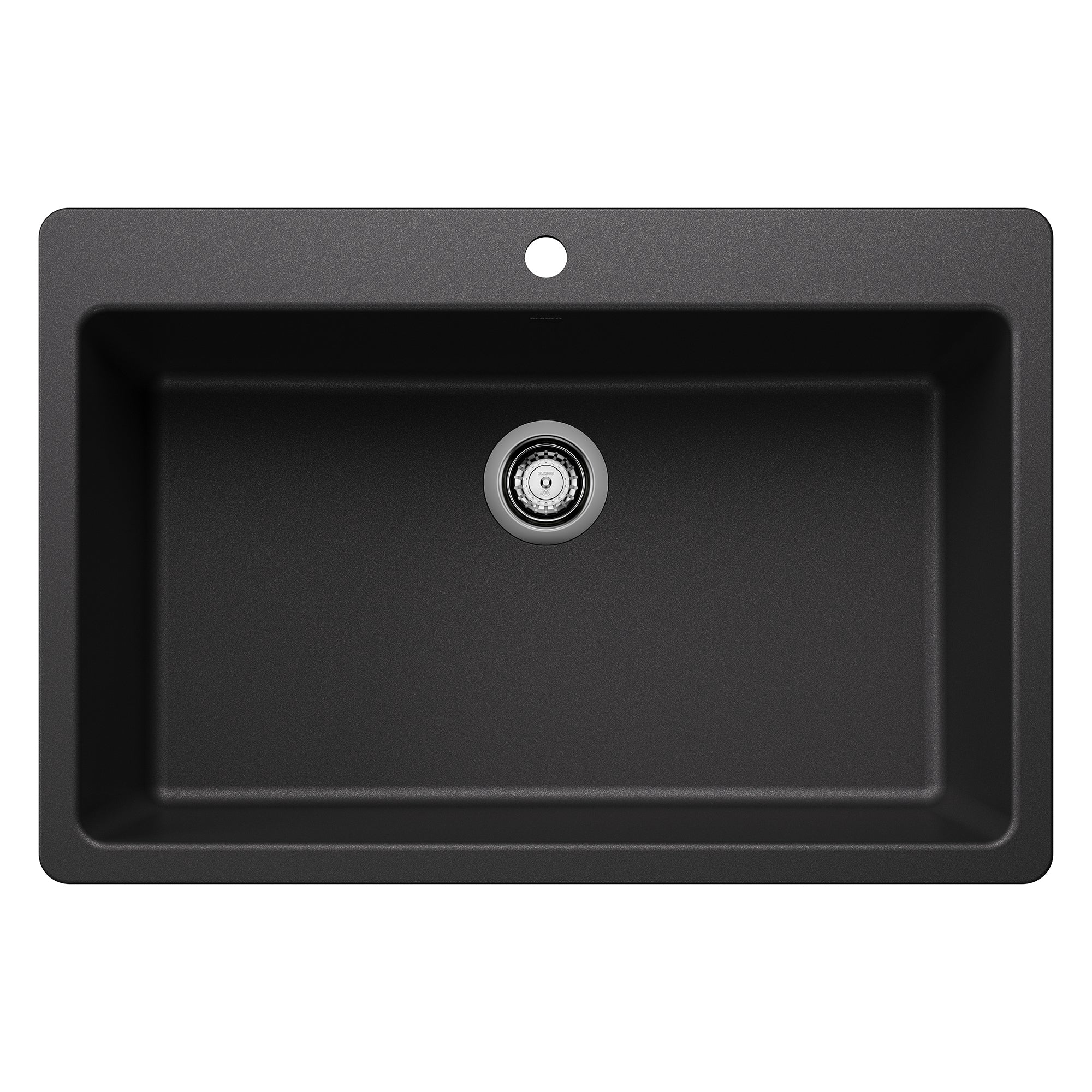 Blanco - 403598 - Liven SILGRANIT 33" Super Single Dual Mount Kitchen Sink - Anthracite