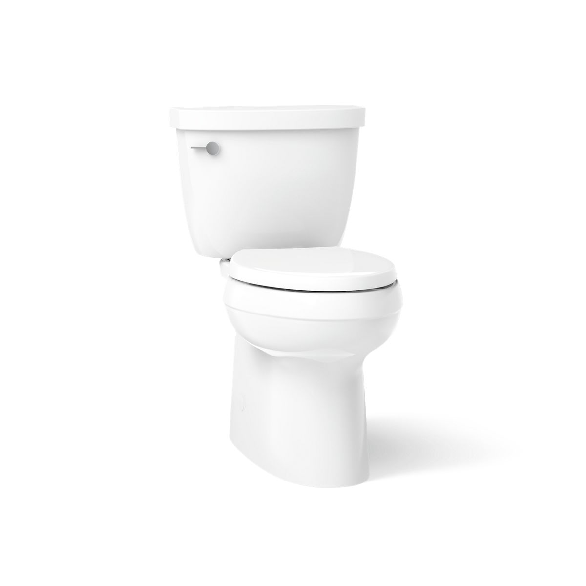 Cimarron Two-piece elongated toilet with skirted trapway, 1.28 gpf
