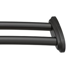 Moen DN2141 - adjustable curved shower rod - Matte Black