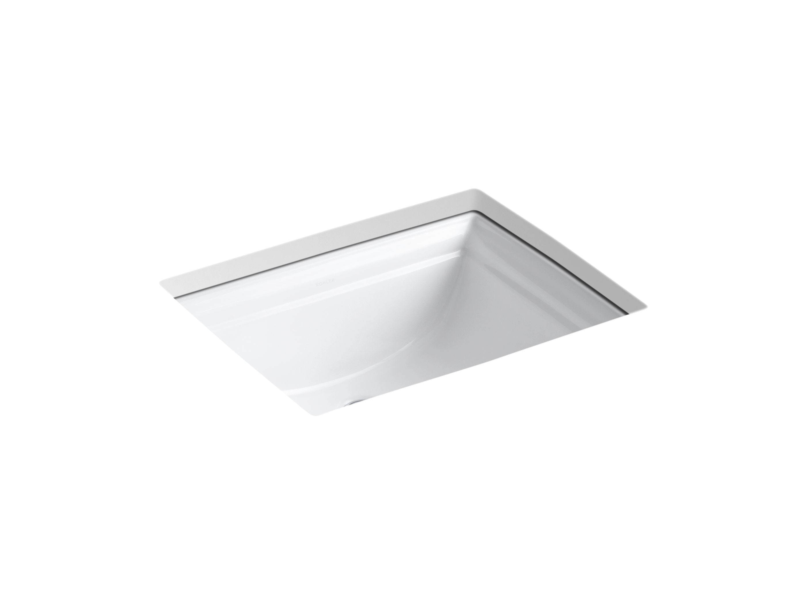 Memoirs 20" rectangular undermount bathroom sink
