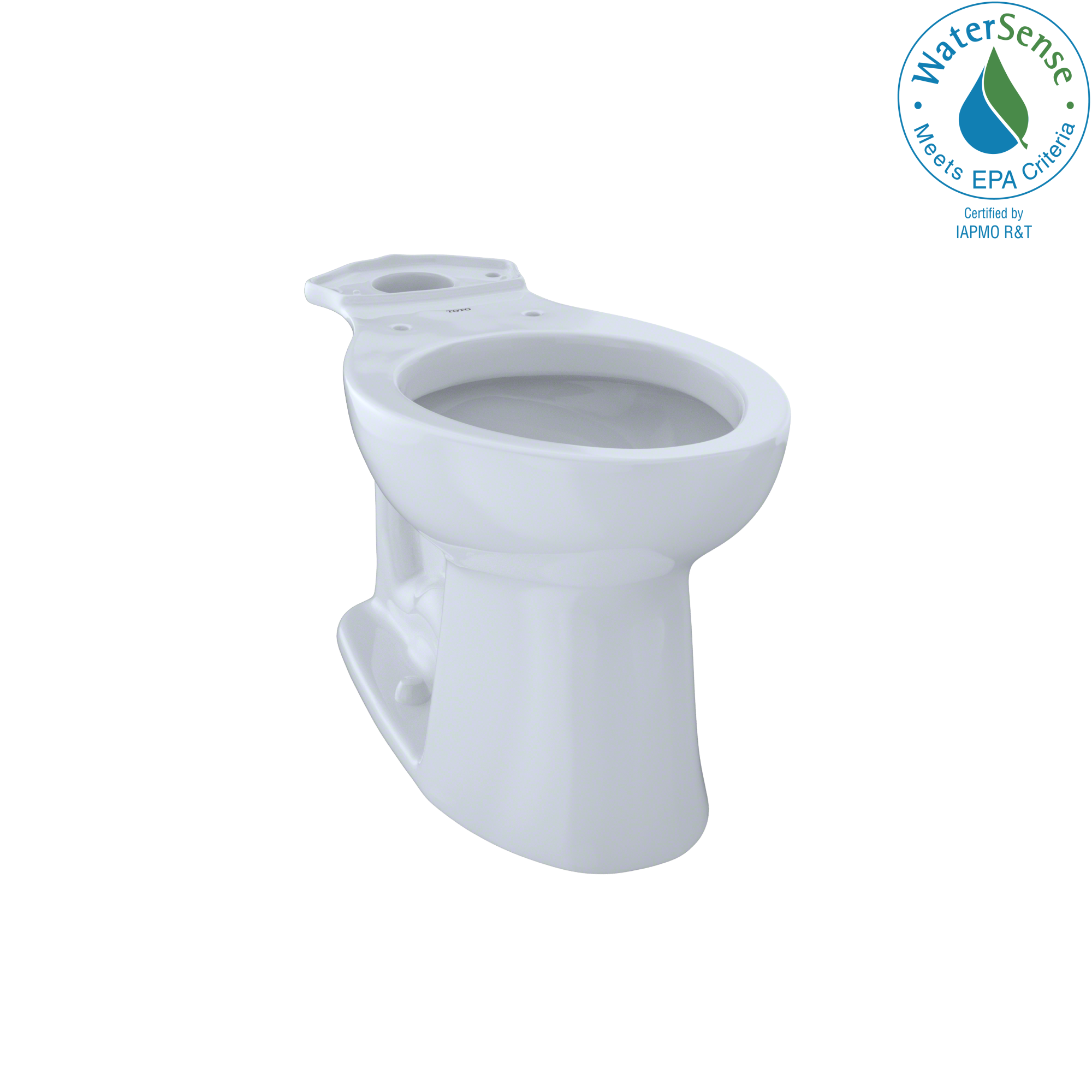 TOTO Entrada Universal Height Elongated Toilet Bowl, Cotton White - C244EF#01
