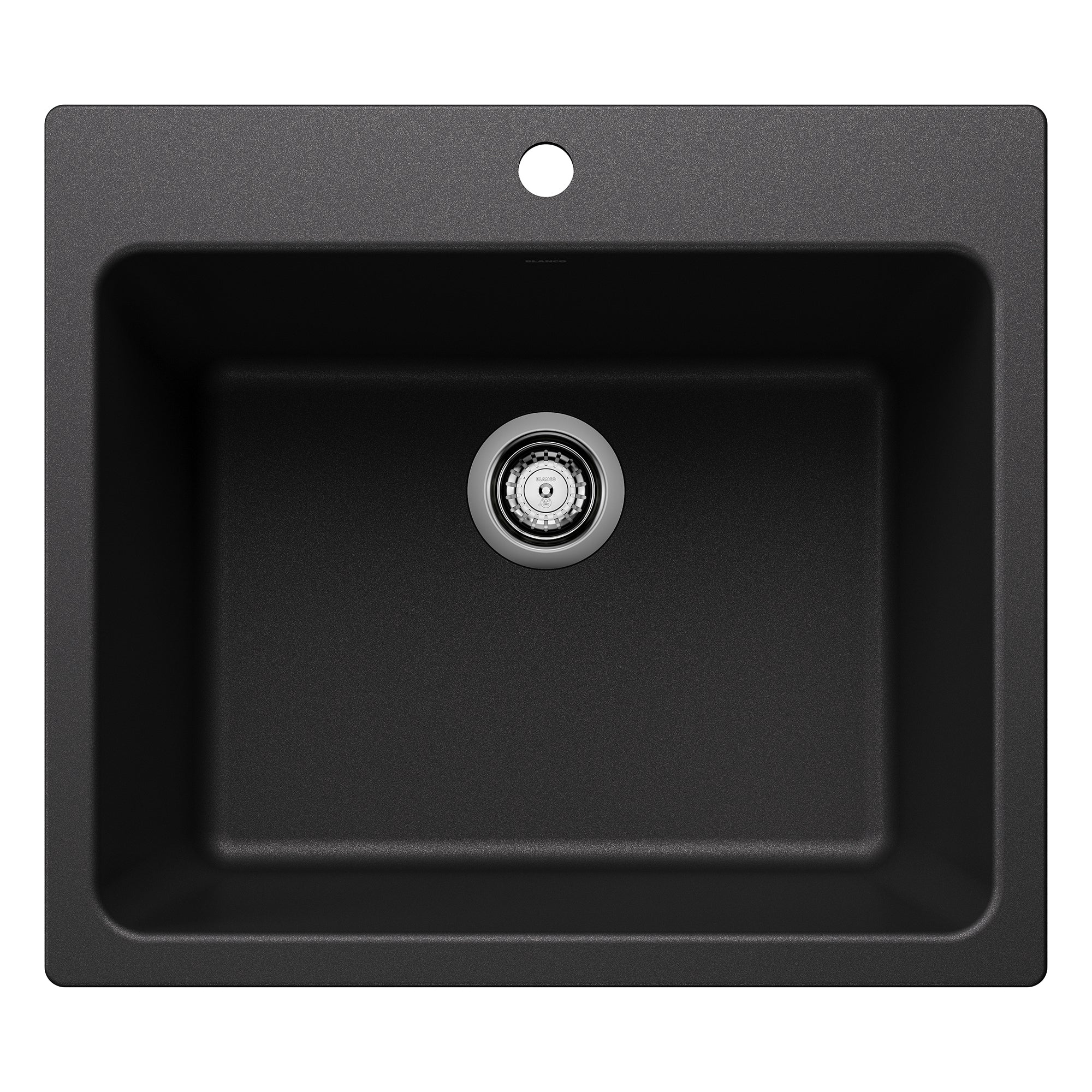 Blanco - 401902 - Liven SILGRANIT 25" Single Bowl Dual Mount Laundry Sink - Anthracite