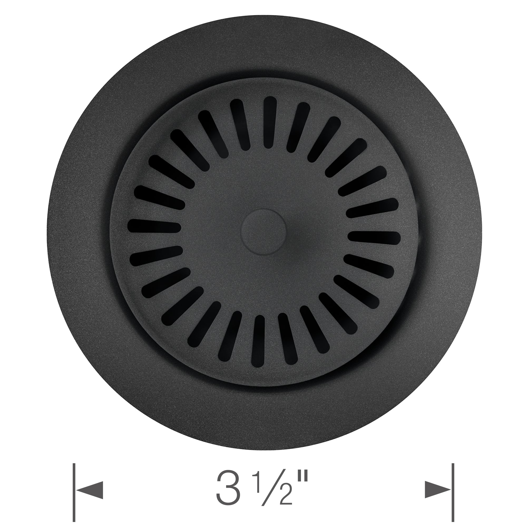 Blanco - 240323 - Color-Coordinated Metal Basket Strainer - Anthracite - Dimension Shot