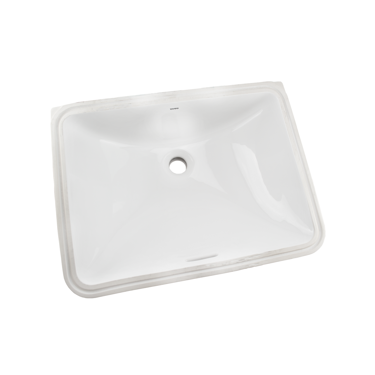 TOTO 20" Rectangular Undermount Bathroom Sink with CEFIONTECT, Cotton White - LT1535G#01