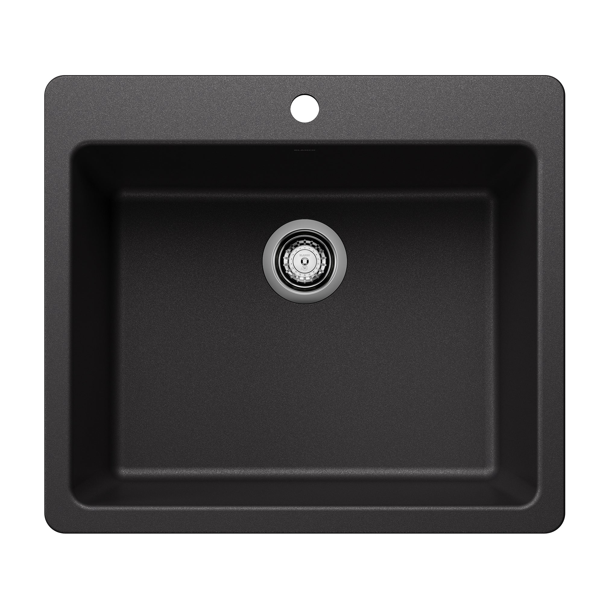 Blanco - 403651 - Liven SILGRANIT 25" Single Bowl Dual Mount Kitchen Sink - Anthracite