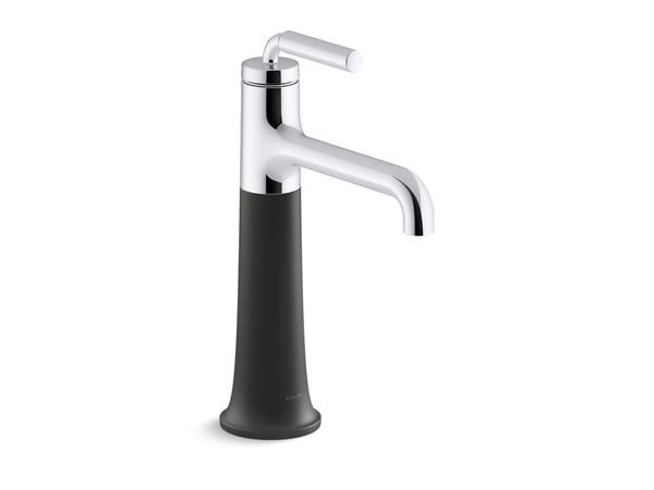 Kohler 26437-4K-CBL Tone tall bathroom faucet - Polished Chrome with Matte Black