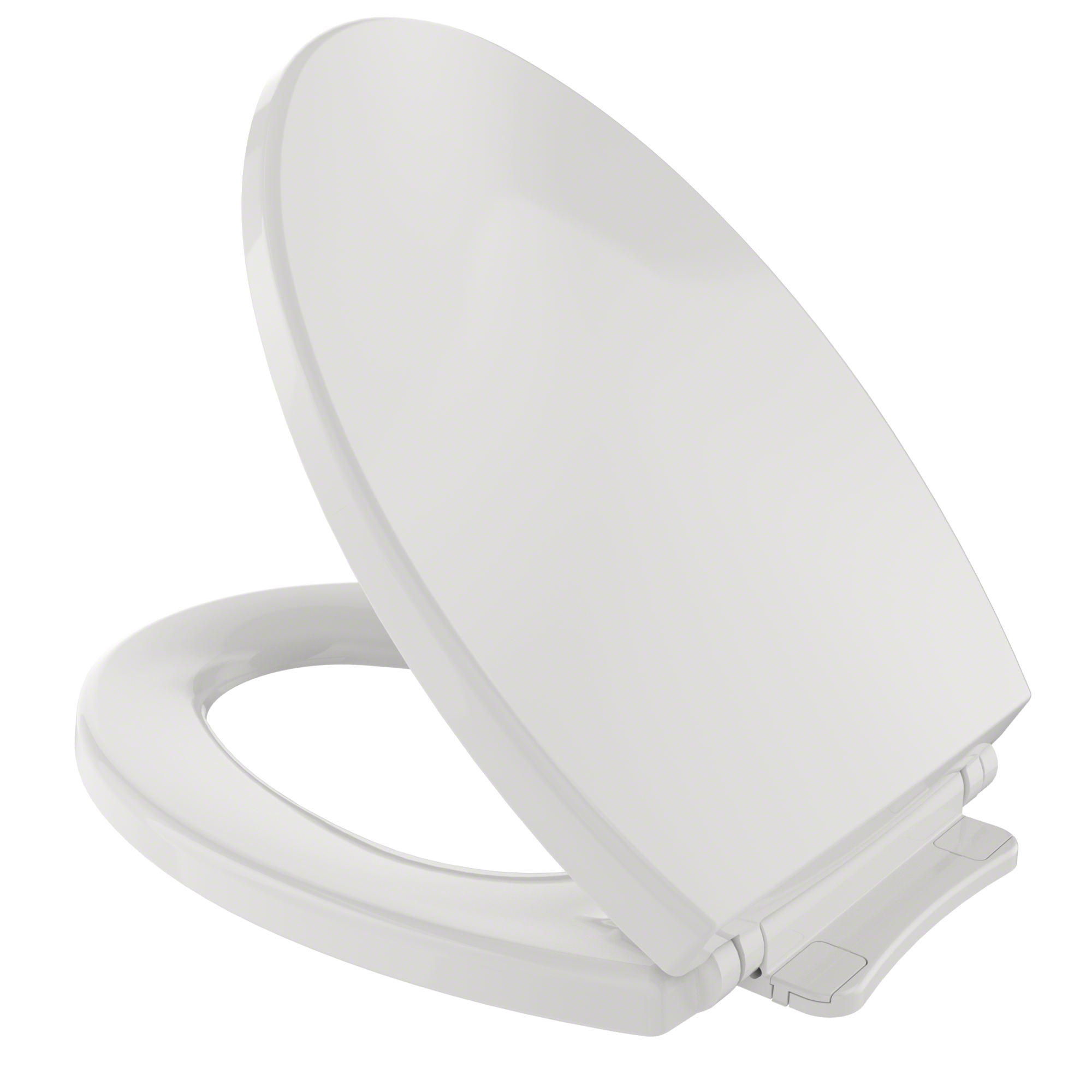 TOTO SoftClose Non Slamming, Slow Close Elongated Toilet Seat and Lid, Colonial White - SS114#11
