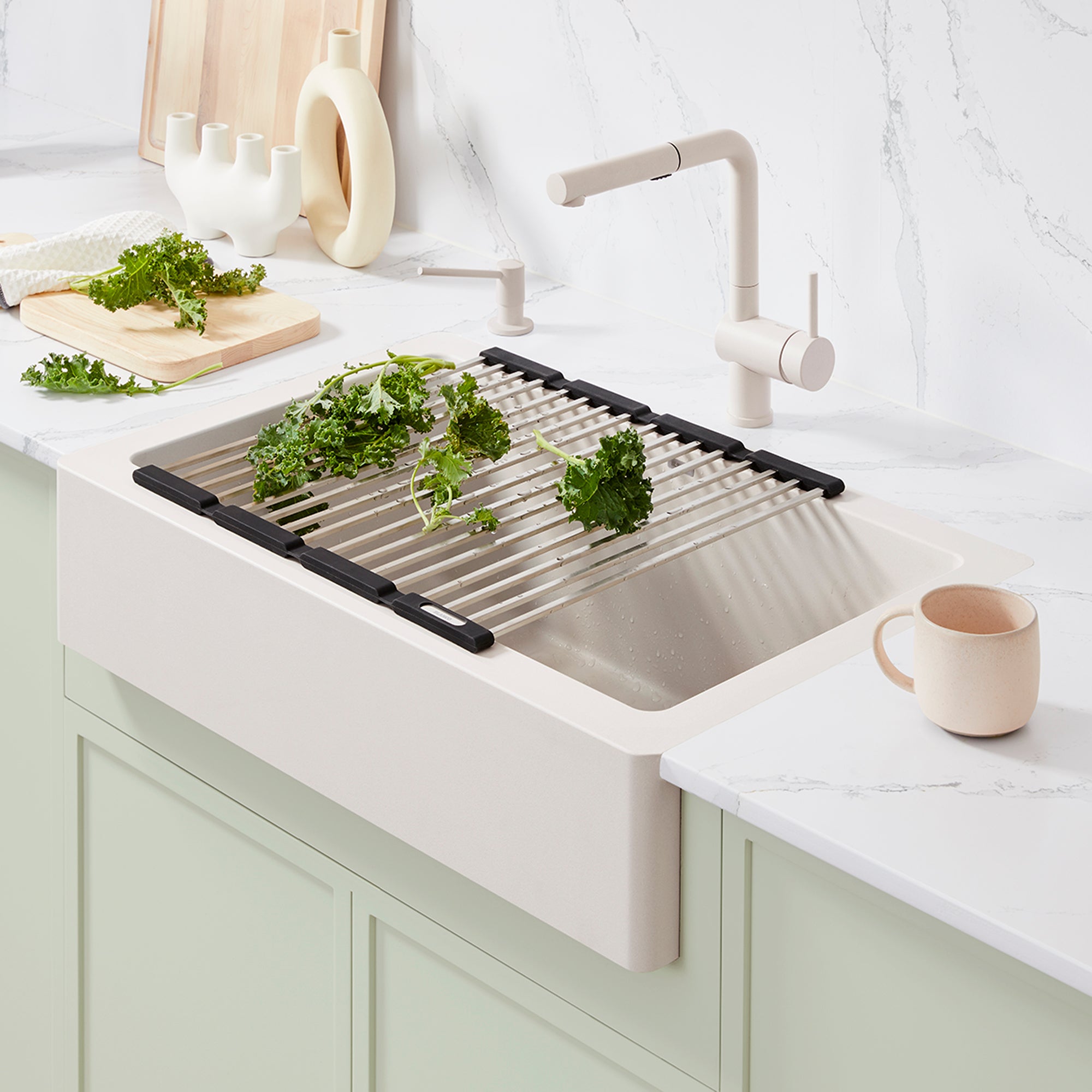 Blanco - 238483 - Stainless Steel Foldable Drying Mat - Beauty Shot 3