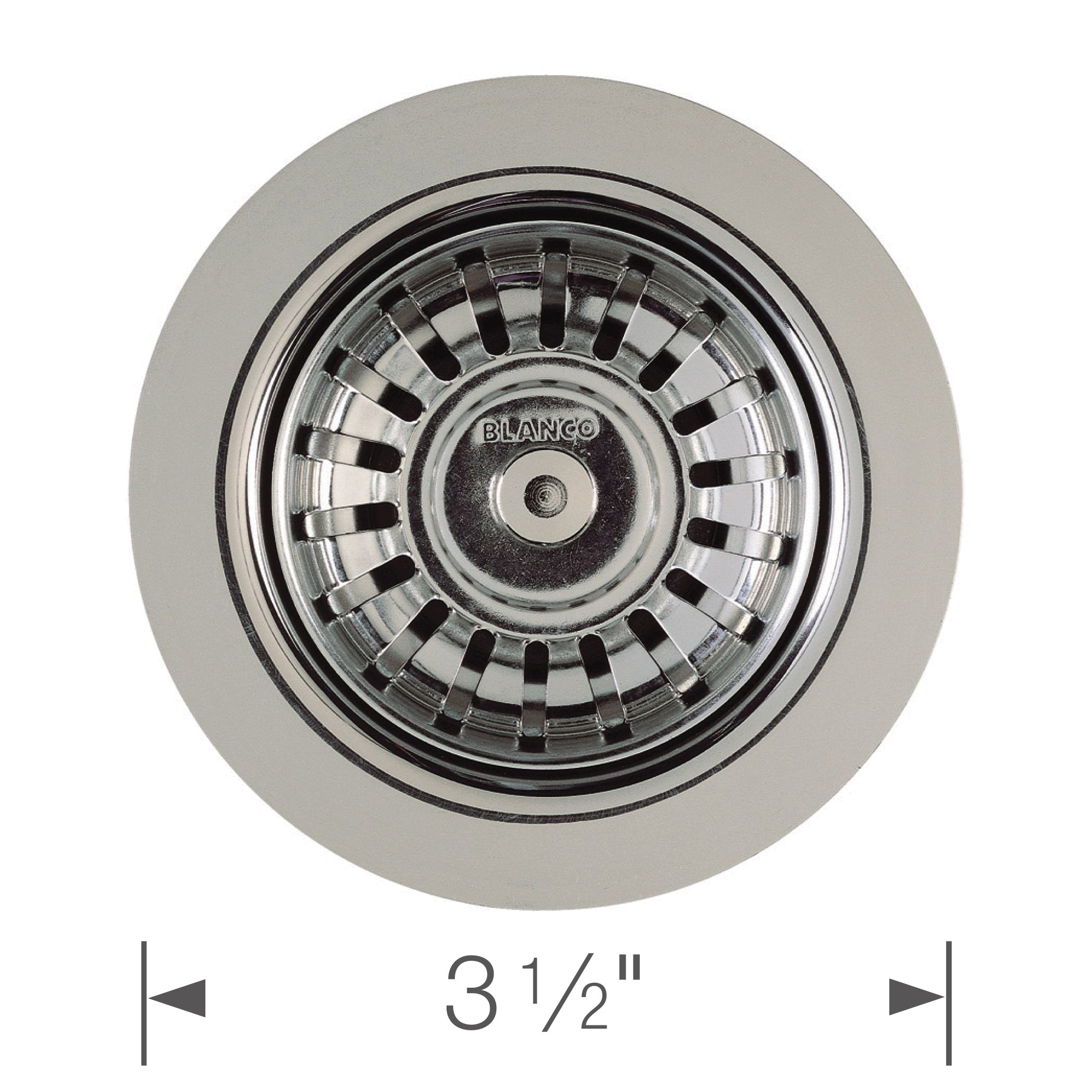 Blanco - 406314 - Standard Basket Strainer - Stainless Steel - Dimension Shot