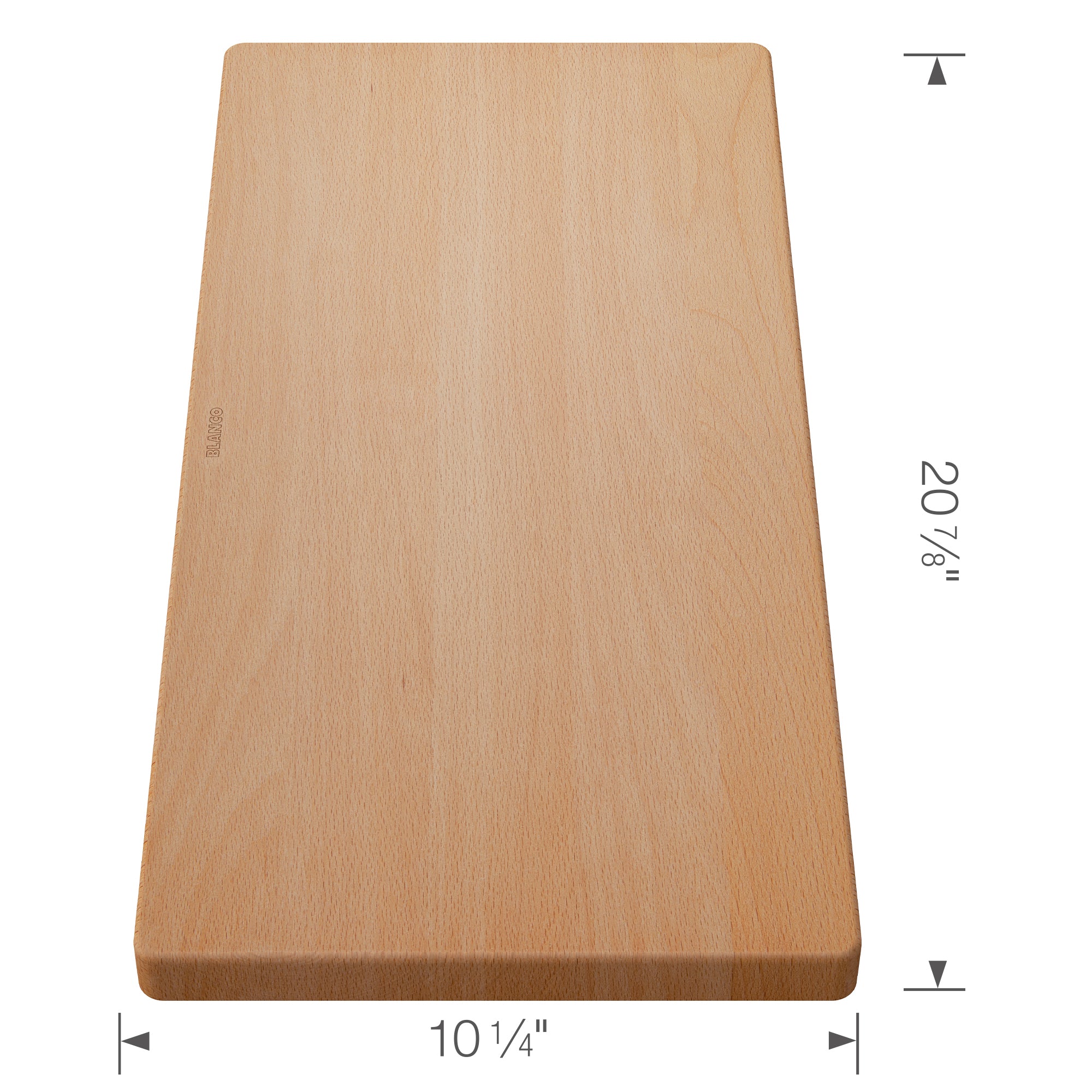 Blanco - 406340 - Precis Beechwood Cutting Board - Dimension Shot