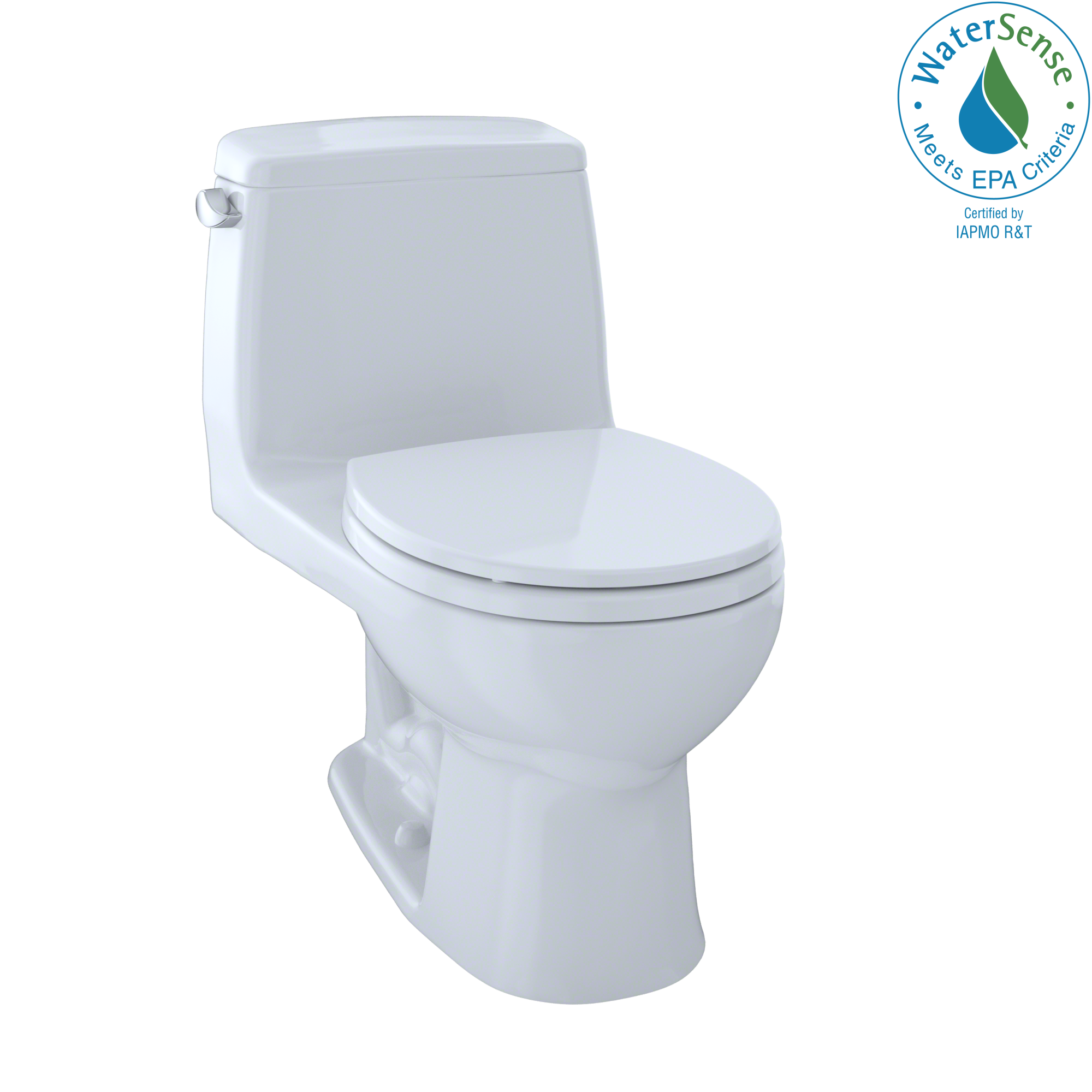 TOTO Eco UltraMax One-Piece Round Bowl 1.28 GPF Toilet, Cotton White - MS853113E#01