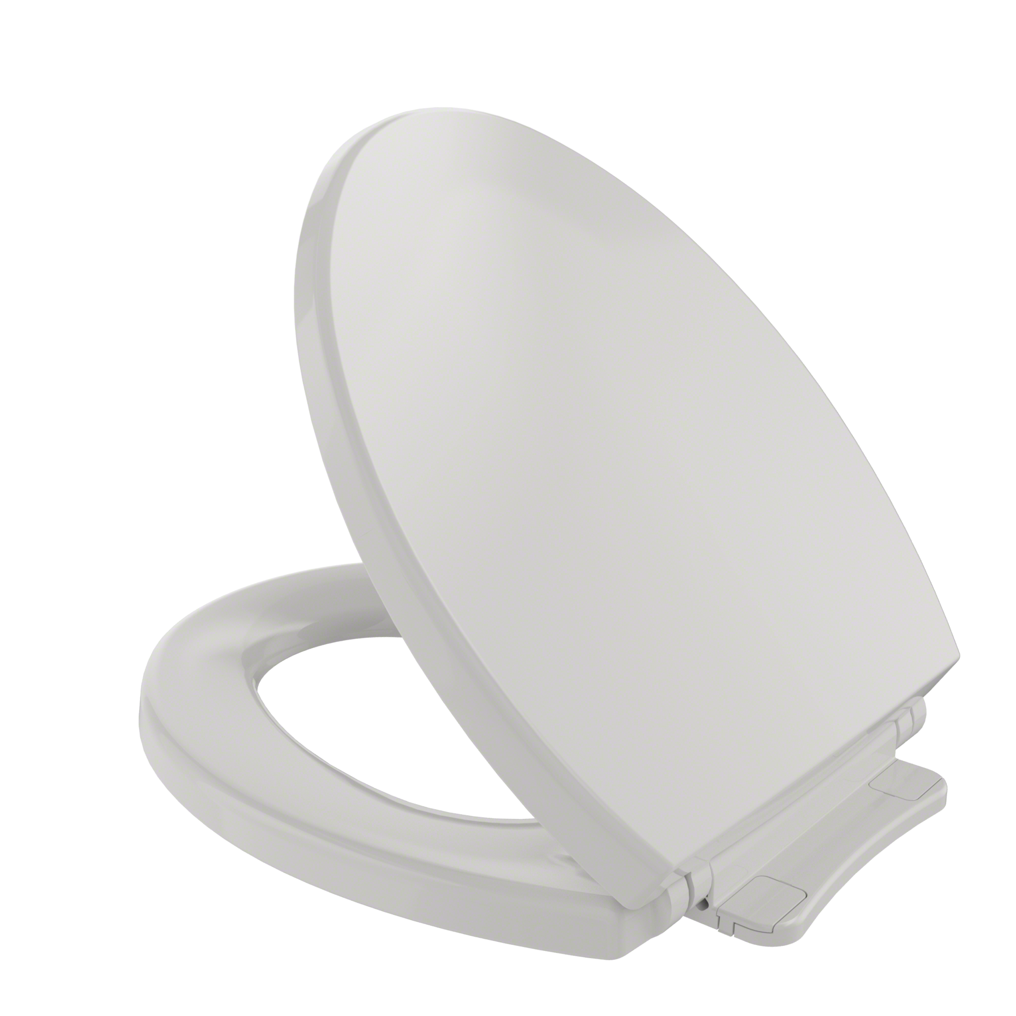 TOTO SoftClose Non Slamming, Slow Close Round Toilet Seat and Lid, Colonial White - SS113#11