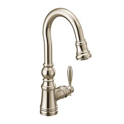 Moen S53004 - one-handle pulldown bar faucet - Polished Nickel