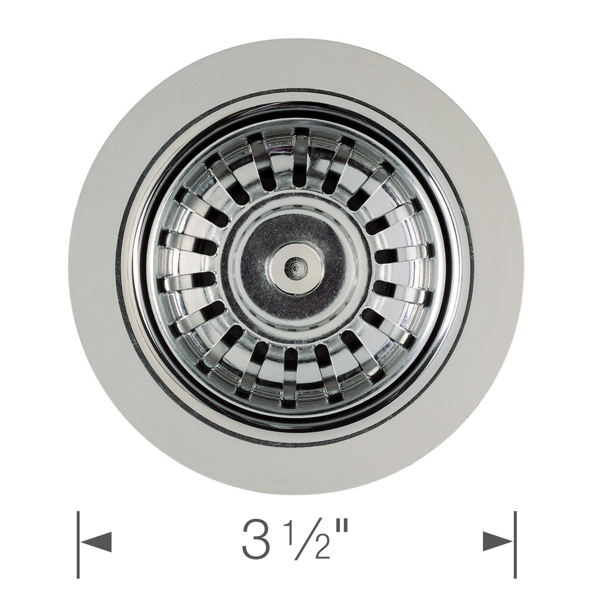 Blanco - 406216 - Basic Basket Strainer - Stainless Steel - Dimension Shot