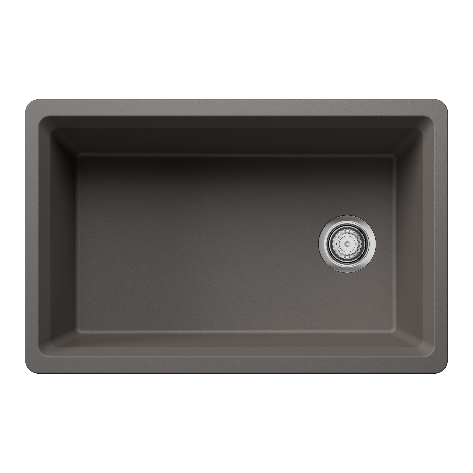 Blanco - 403882 - Inteos SILGRANIT 30" Single Bowl Reversible Undermount Workstation Kitchen Sink - Volcano Gray - Beauty Shot 3