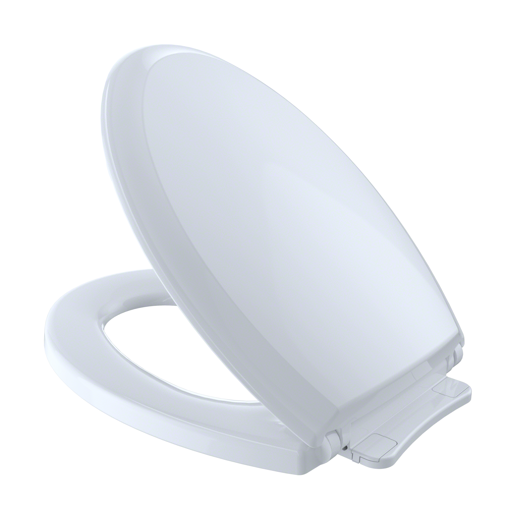 TOTO Guinevere SoftClose Non Slamming, Slow Close Elongated Toilet Seat and Lid, Cotton White - SS224#01