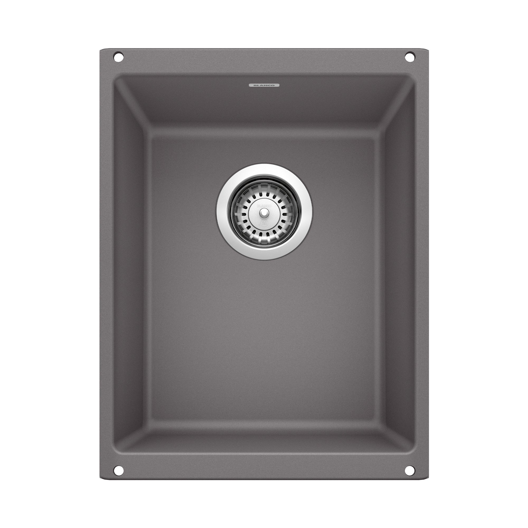 Blanco - 401416 - Precis SILGRANIT 13" Undermount Bar Sink - Cinder