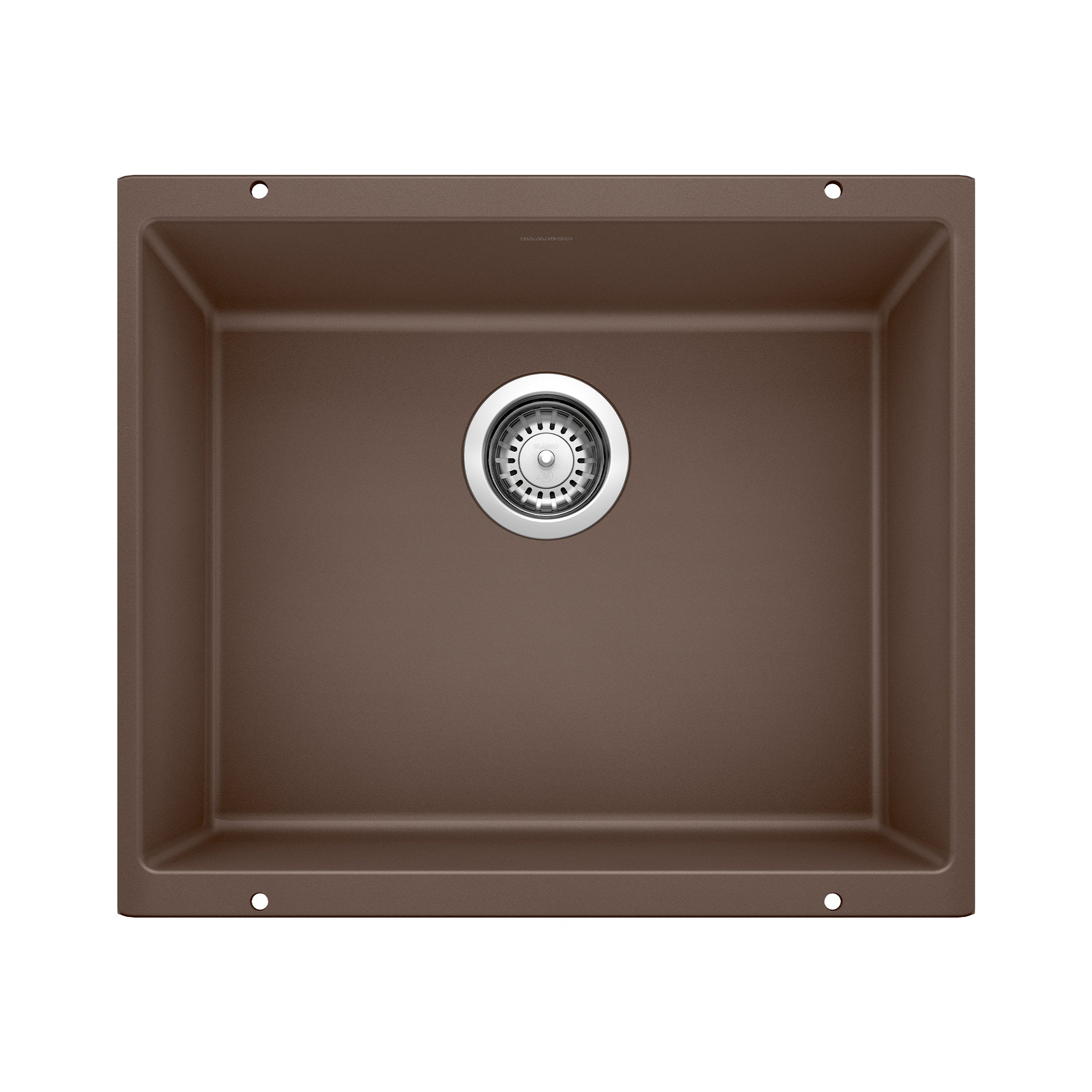 Blanco - 400880 - Precis SILGRANIT 21" Single Bowl Undermount Kitchen Sink - Café