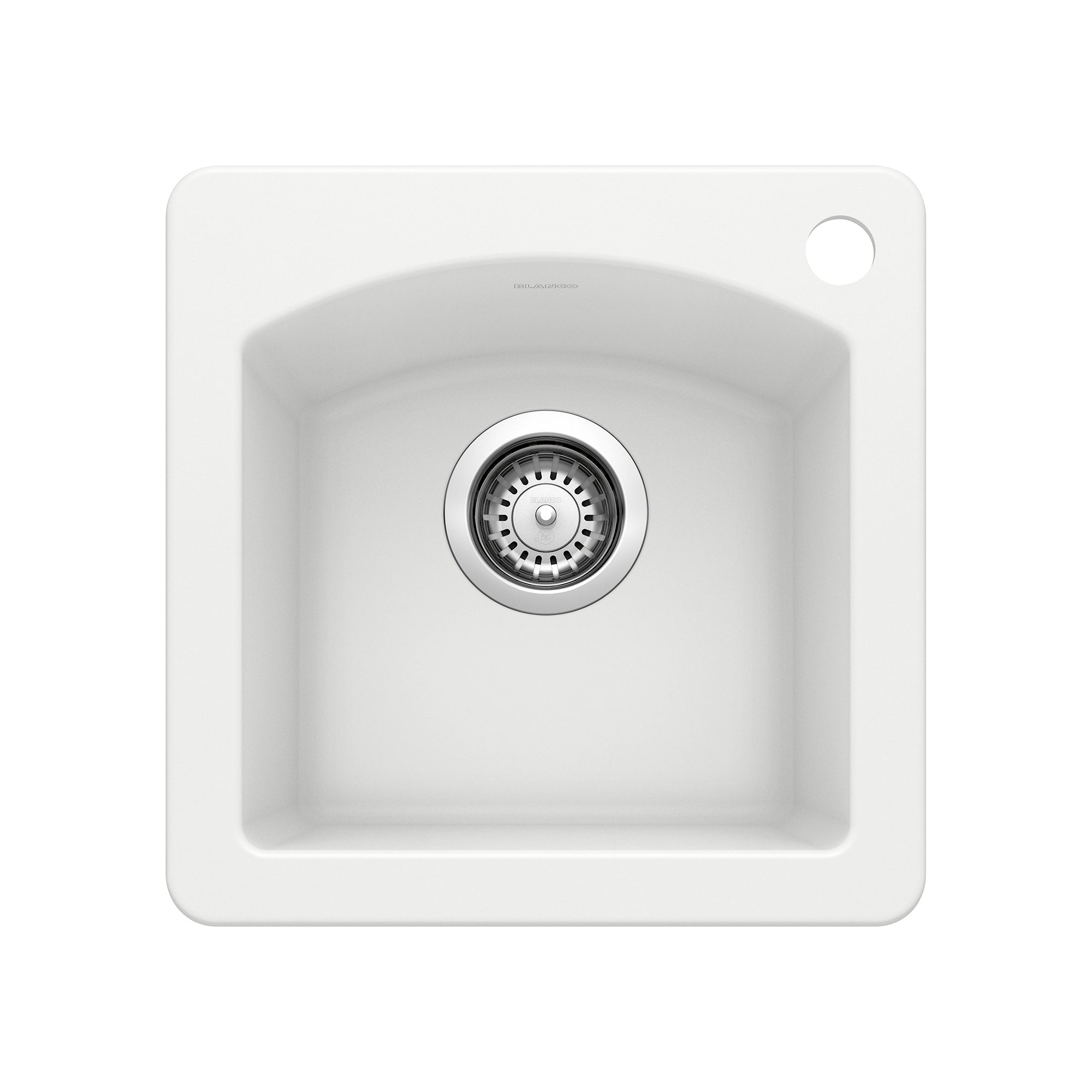 Blanco - 400032 - Diamond SILGRANIT 15" Dual Mount Bar Sink - White