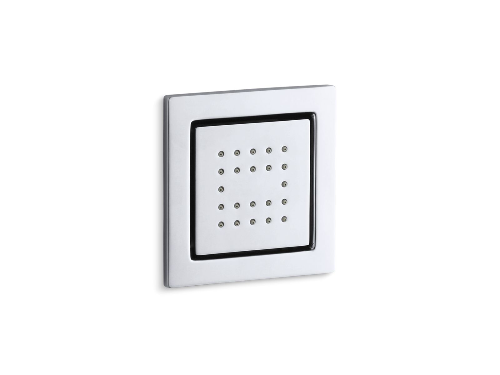 WaterTile Square 22-nozzle single-function body spray, 2.5 gpm