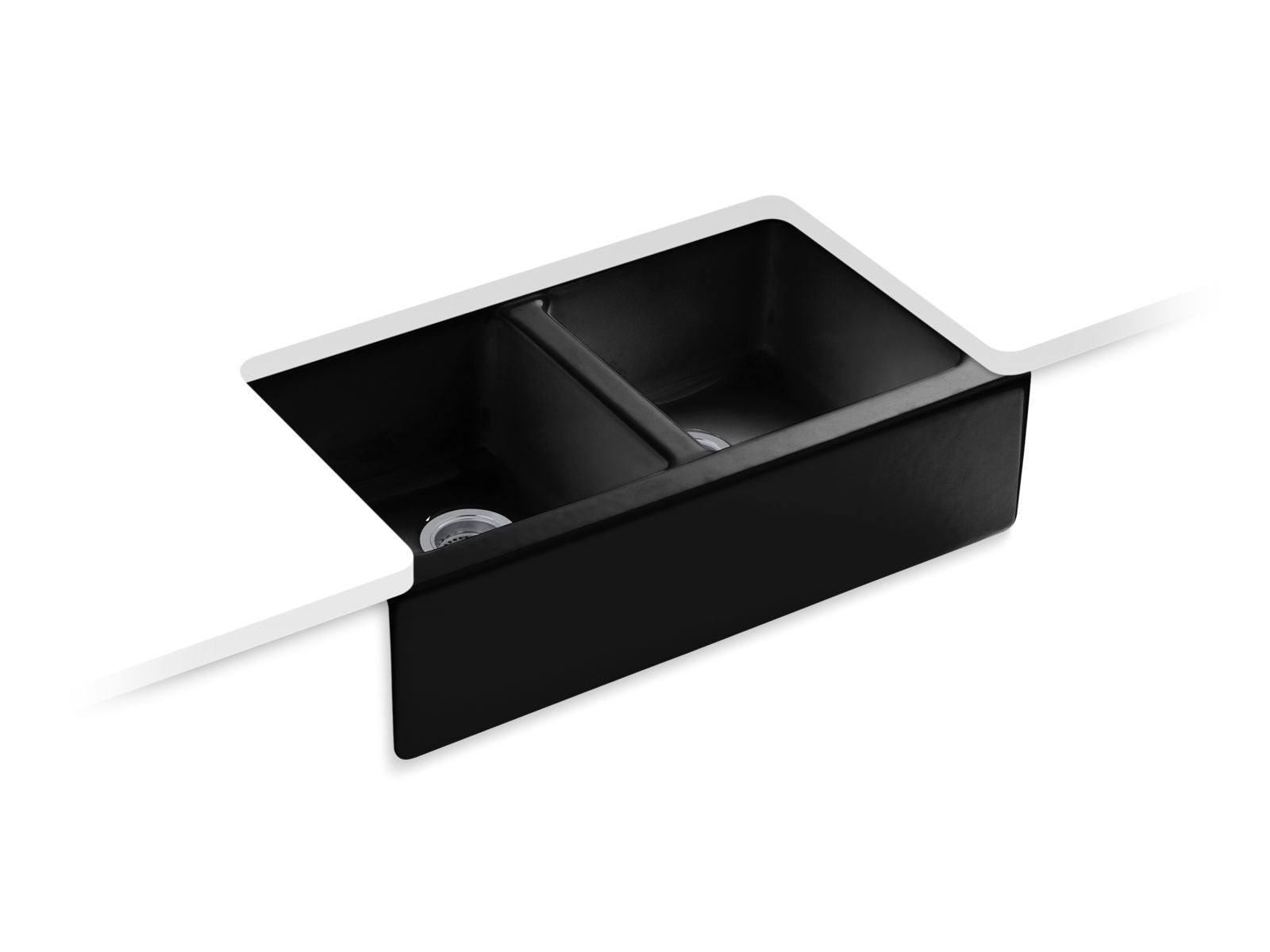 Hawthorne 33" undermount double-bowl farmhouse kitchen sink