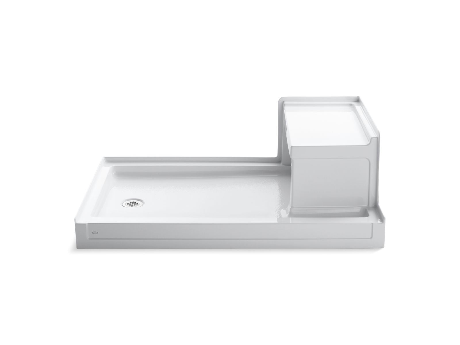 Tresham 60" x 36" alcove shower base, left drain