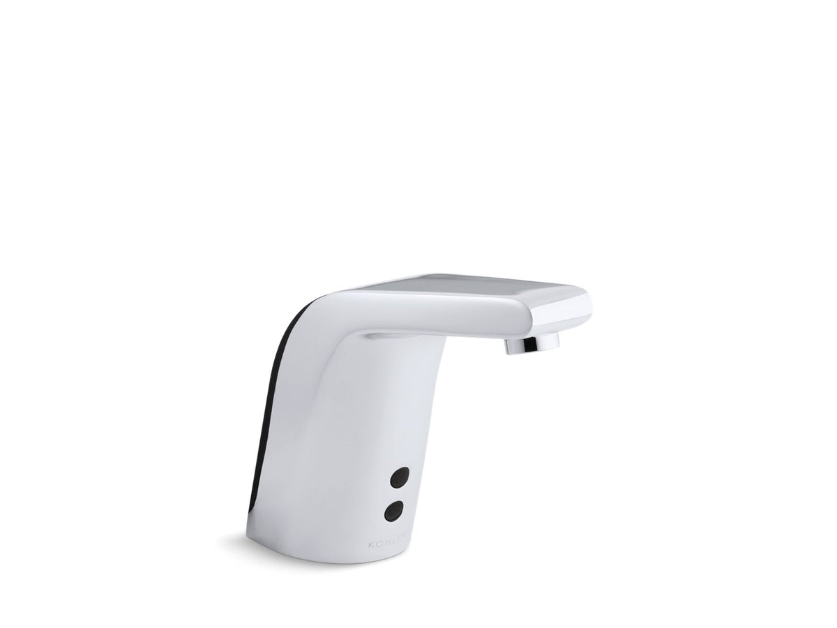 Kohler 13461-CP Sculpted Touchless single-hole lavatory faucet with Insight sensor technology, DC-powered, 0.5 gpm