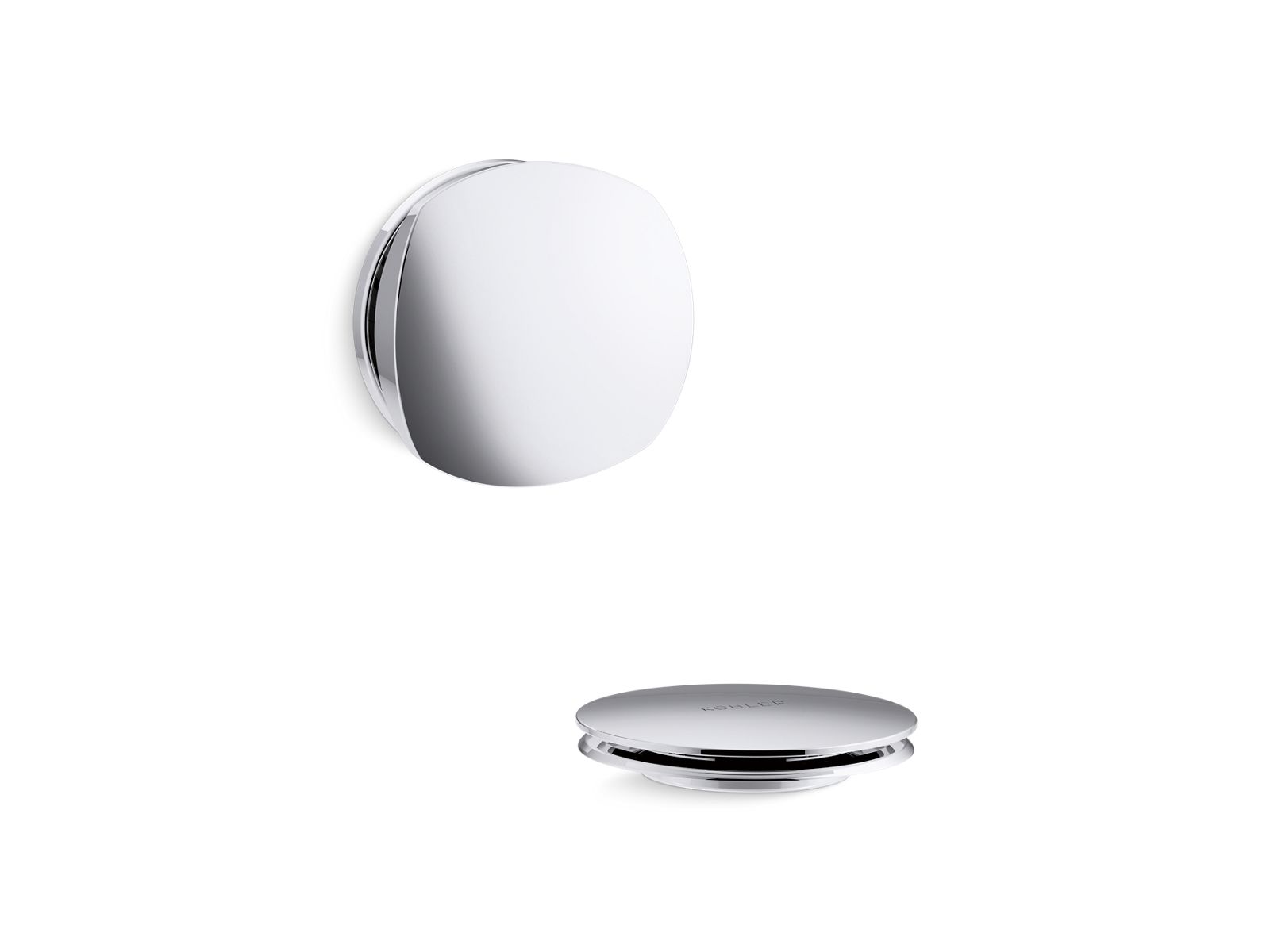 PureFlo Rotary-turn bath drain trim
